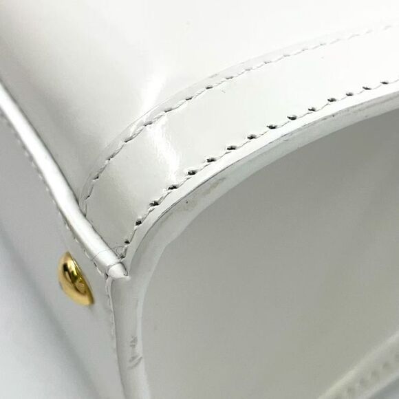 Gucci Diana Leather White Mini Tote Bag Gold 832936 - Picture 10 of 14